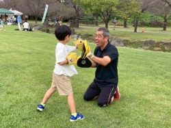 ボクシング体験 ～ミット打ち教室～  in  伊勢崎西部スポーツクラブフェス