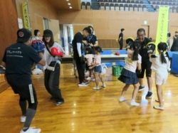 ボクシング体験  ～ミット打ち教室～  in スポレクフェス