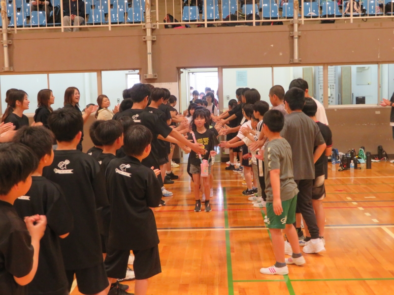 寺泊からの来訪を出迎える